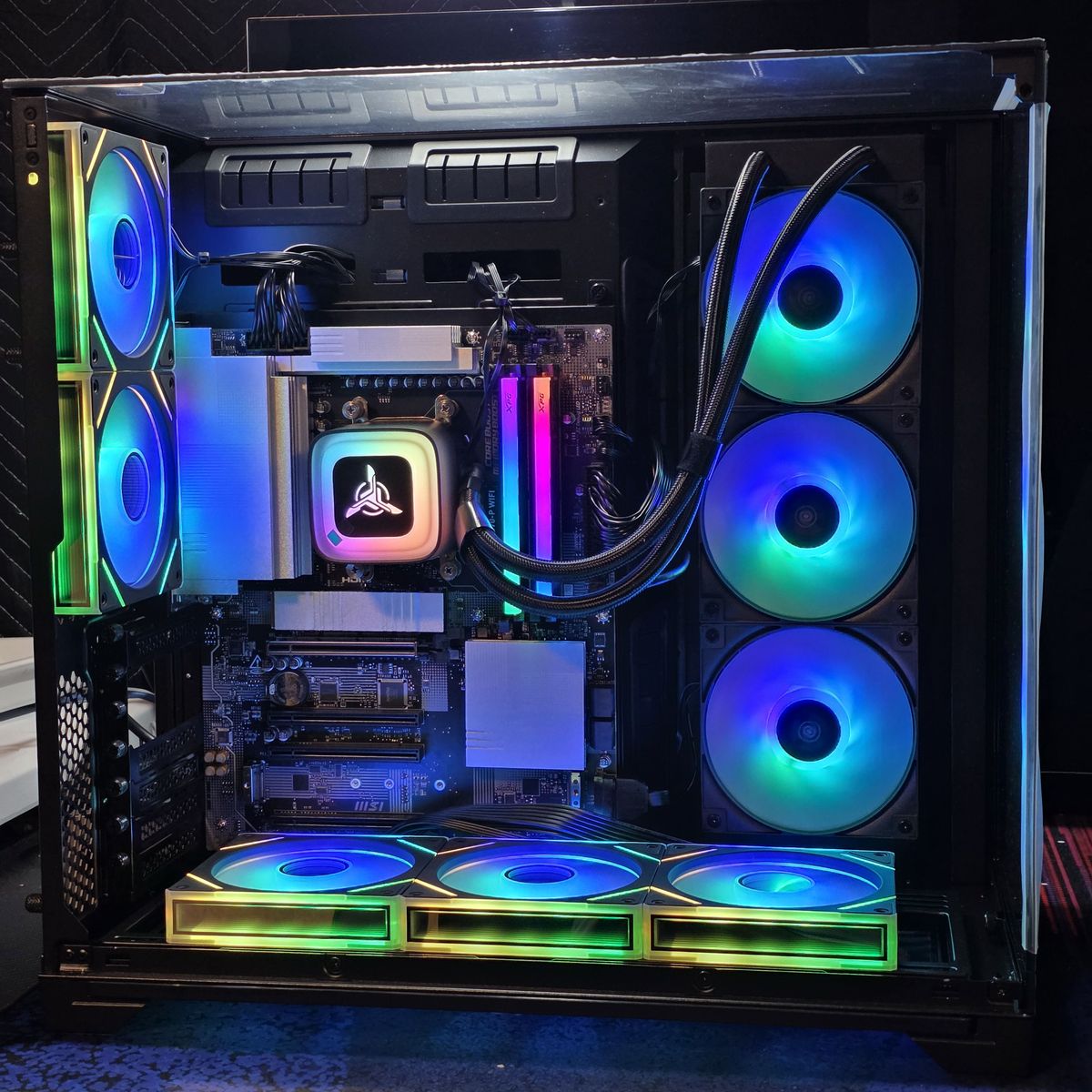 Gaming Desktop Prebuilt or Parts Ram Storage CPU Power Supply GPU PC Case AM5 Liquid Cooler