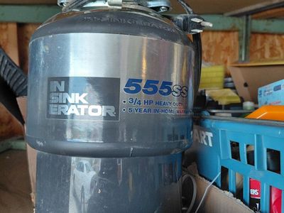 InSinkErator 555ss 3/4 HP Heavy Duty Garbage Disposal