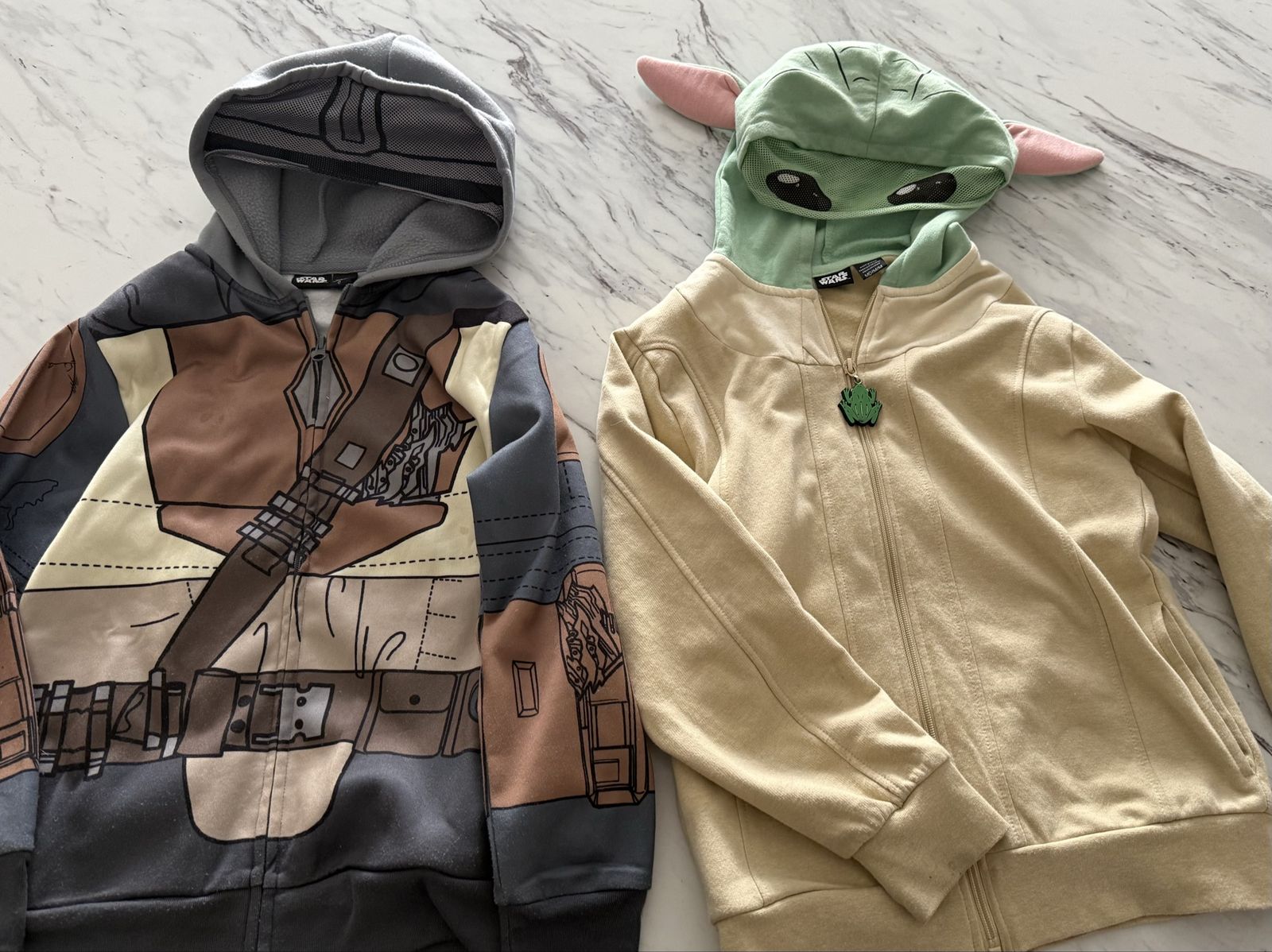 Mandalorian & Grogu Zip up Hoodies