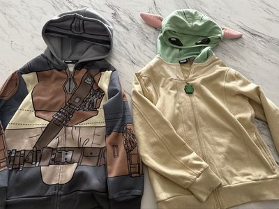 Mandalorian & Grogu Zip up Hoodies