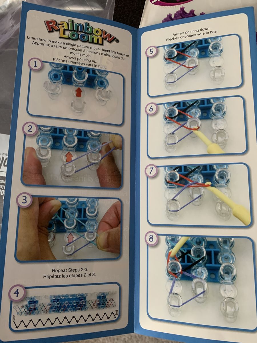 Rainbow Loom rubber band jewelry 