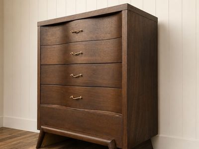 Gorgeous Tall Mid Century Modern Dresser