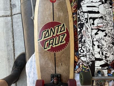 Santa Cruz Classic Dot Cruiser Longboard Skateboard with Built-in Bottle Opener