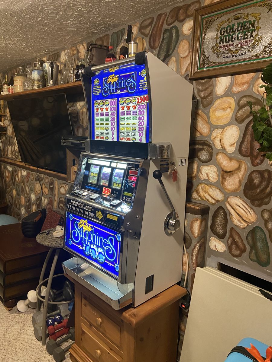 Triple Sapphires IGT S2000 Slot Machine - Fully Functional Casino Game