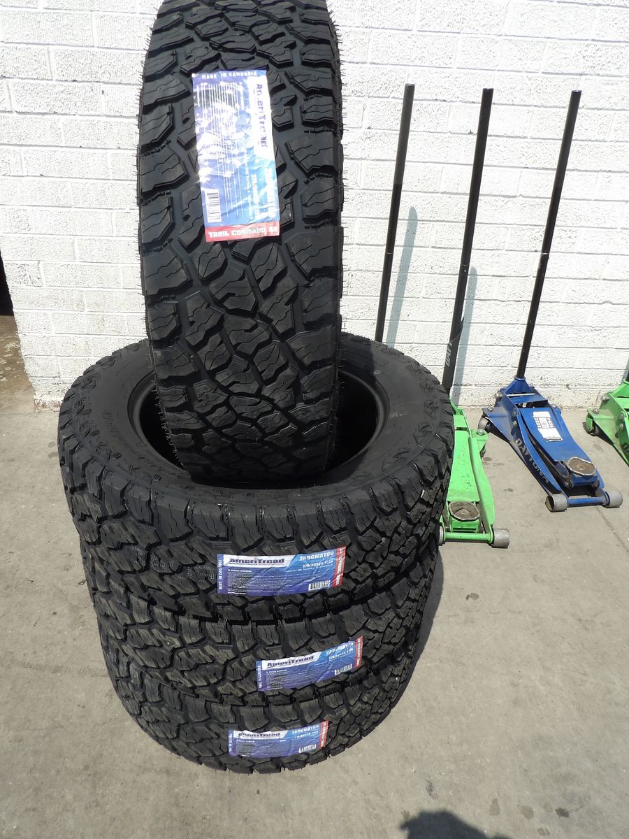 275/60R20 AMERITREAD TRAIL COMMADO SET OF NEW TIRES