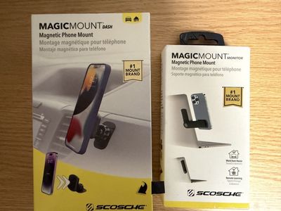 Scosche MagicMount Dash and Monitor Magnetic Phone Mounts Lot