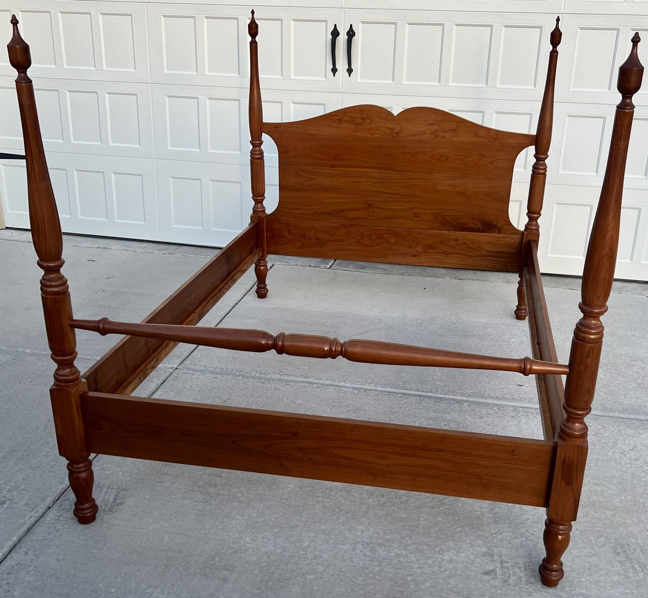 Vintage Solid Cherry 4 Poster Double Bed