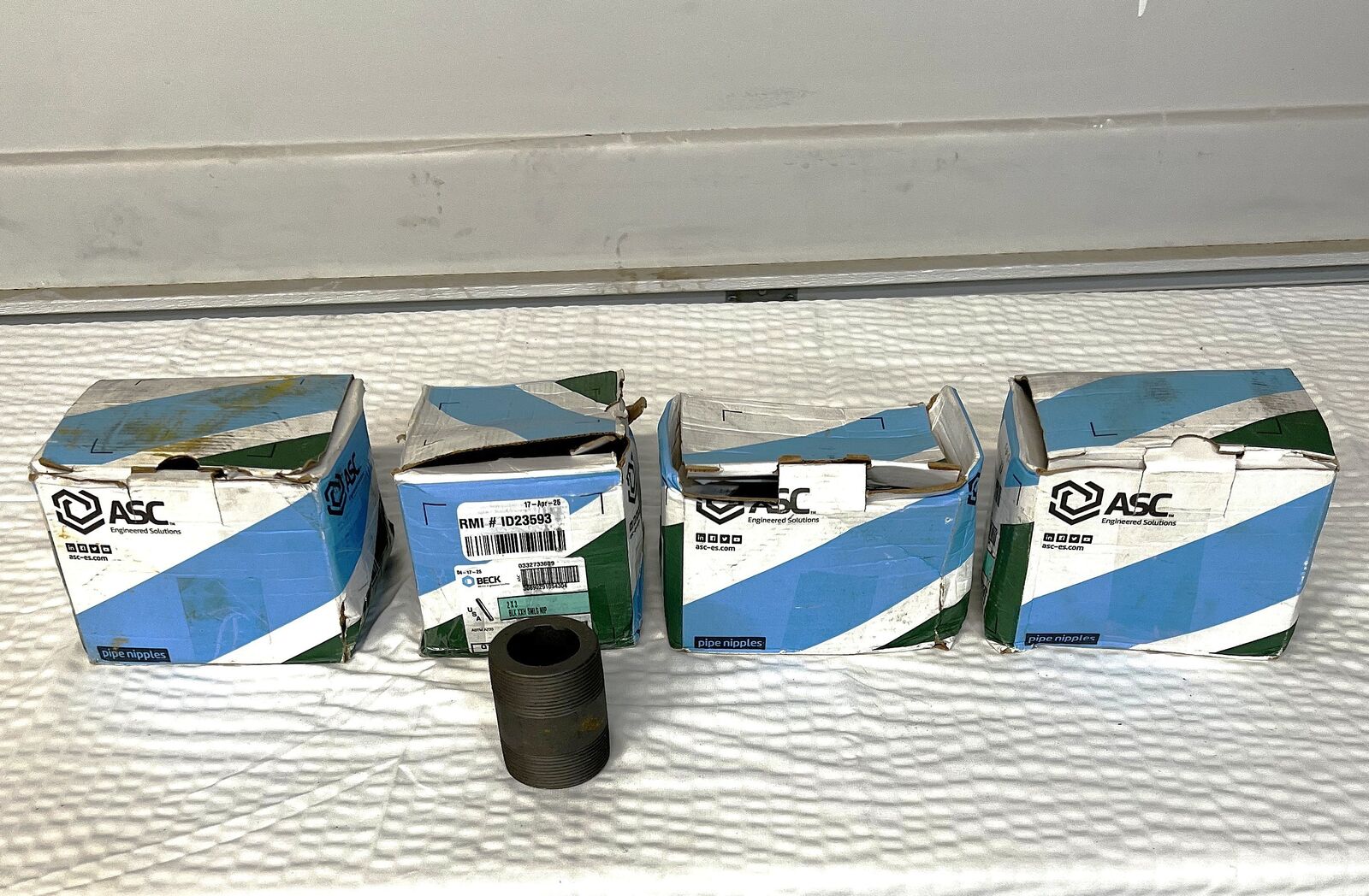 2x3 Black XXH Seamless Nipples - New in Boxes