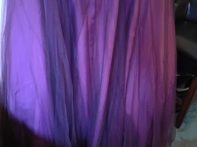 Elegant Purple Formal Dress, Size 26 - Excellent Condition
