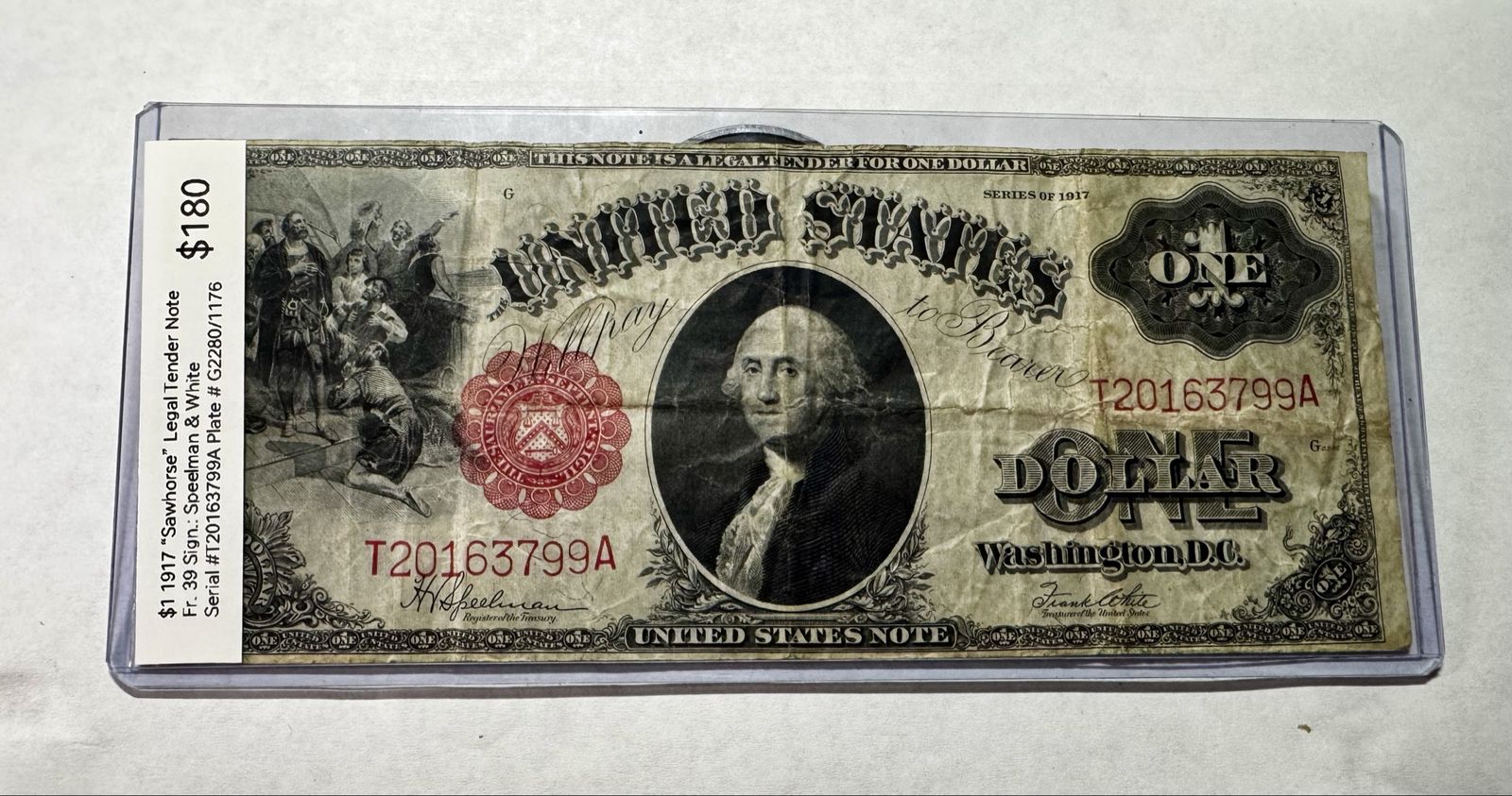 For Sale or Trade 1917 $1 and $2 banknotes