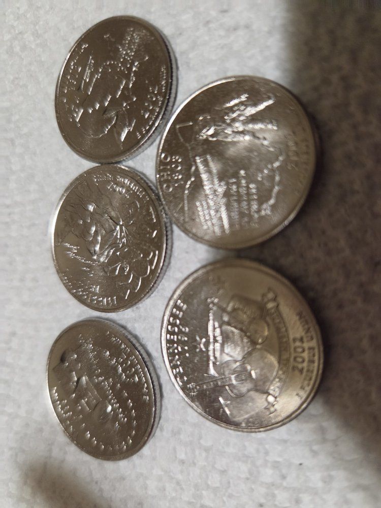2002 platinum state quarters uncirclated