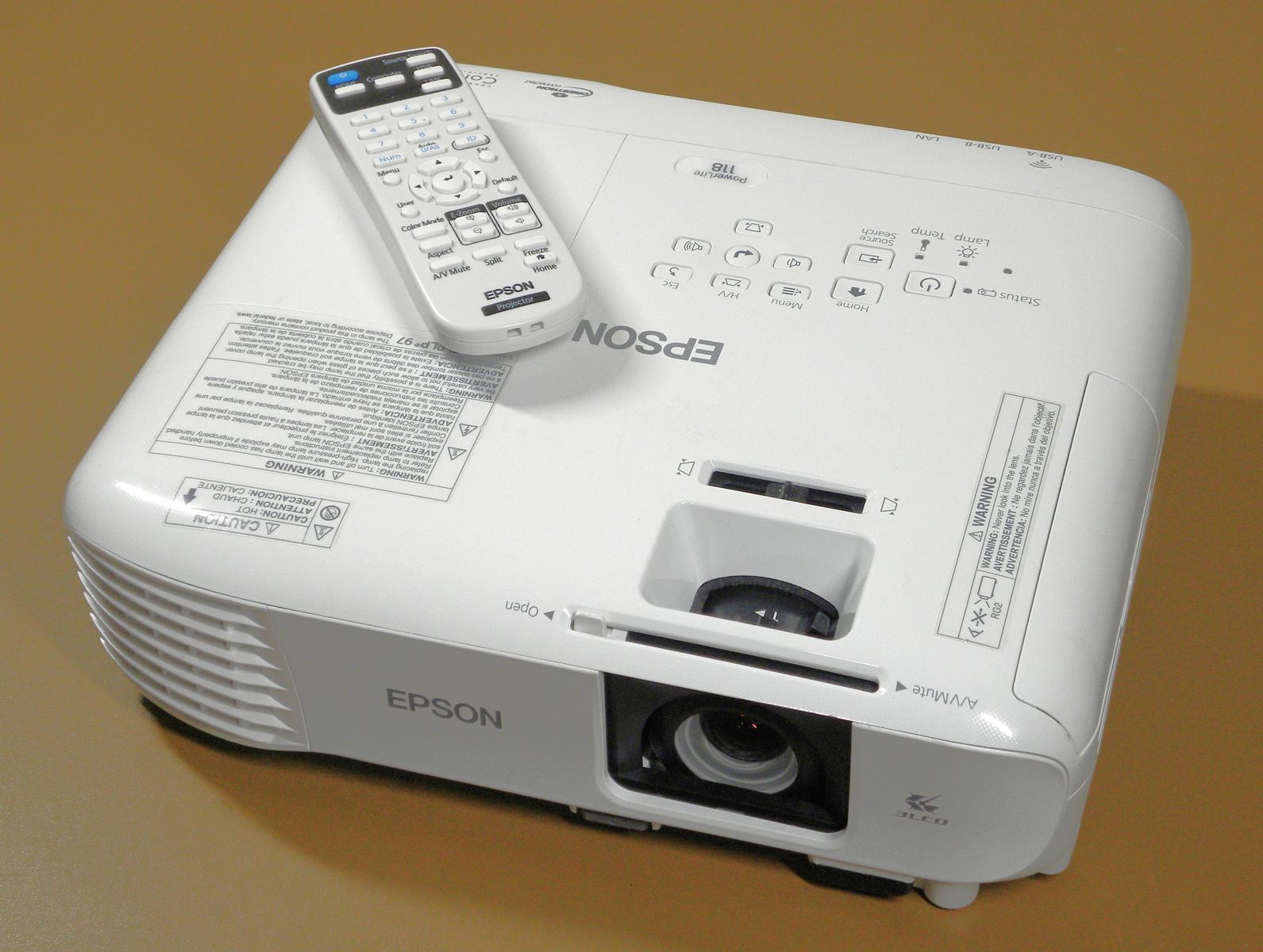 Epson Powerlite 118 3800 Lumens Projector