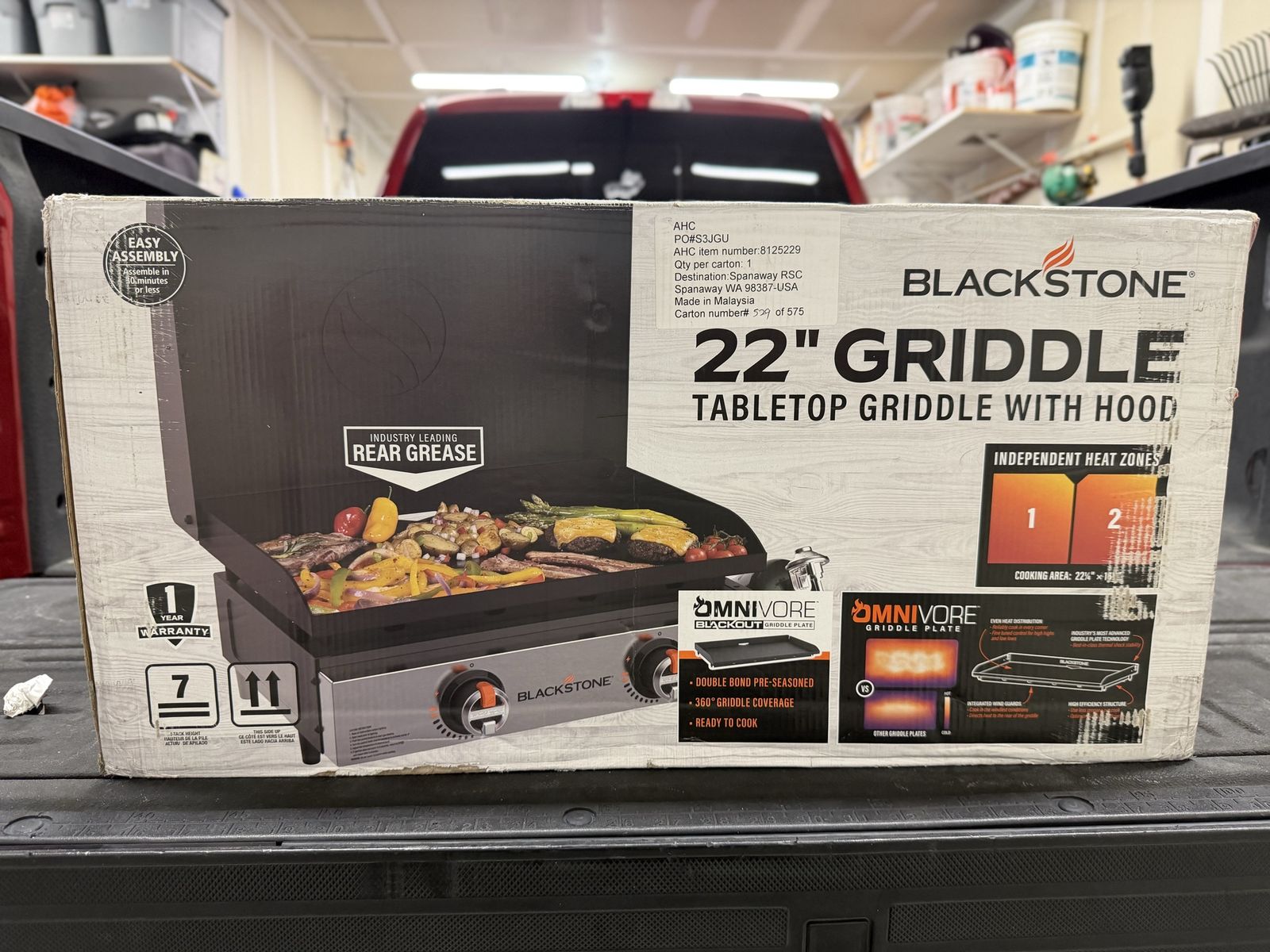 Blackstone Griddle 22” With Hood Model:  2205
