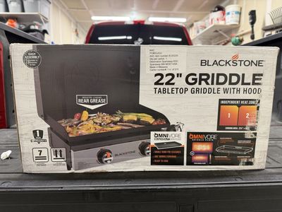 Blackstone Griddle 22” With Hood Model: 2205