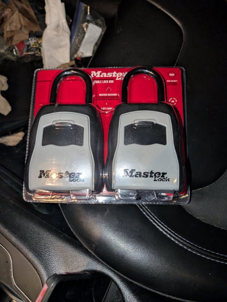 Masterlock security box 2pack