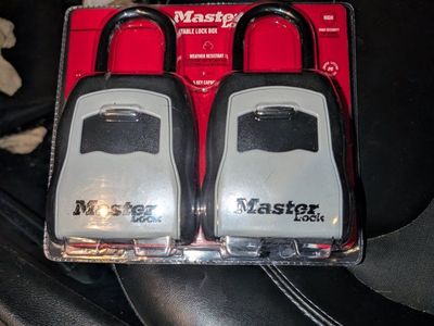 Masterlock security box 2pack