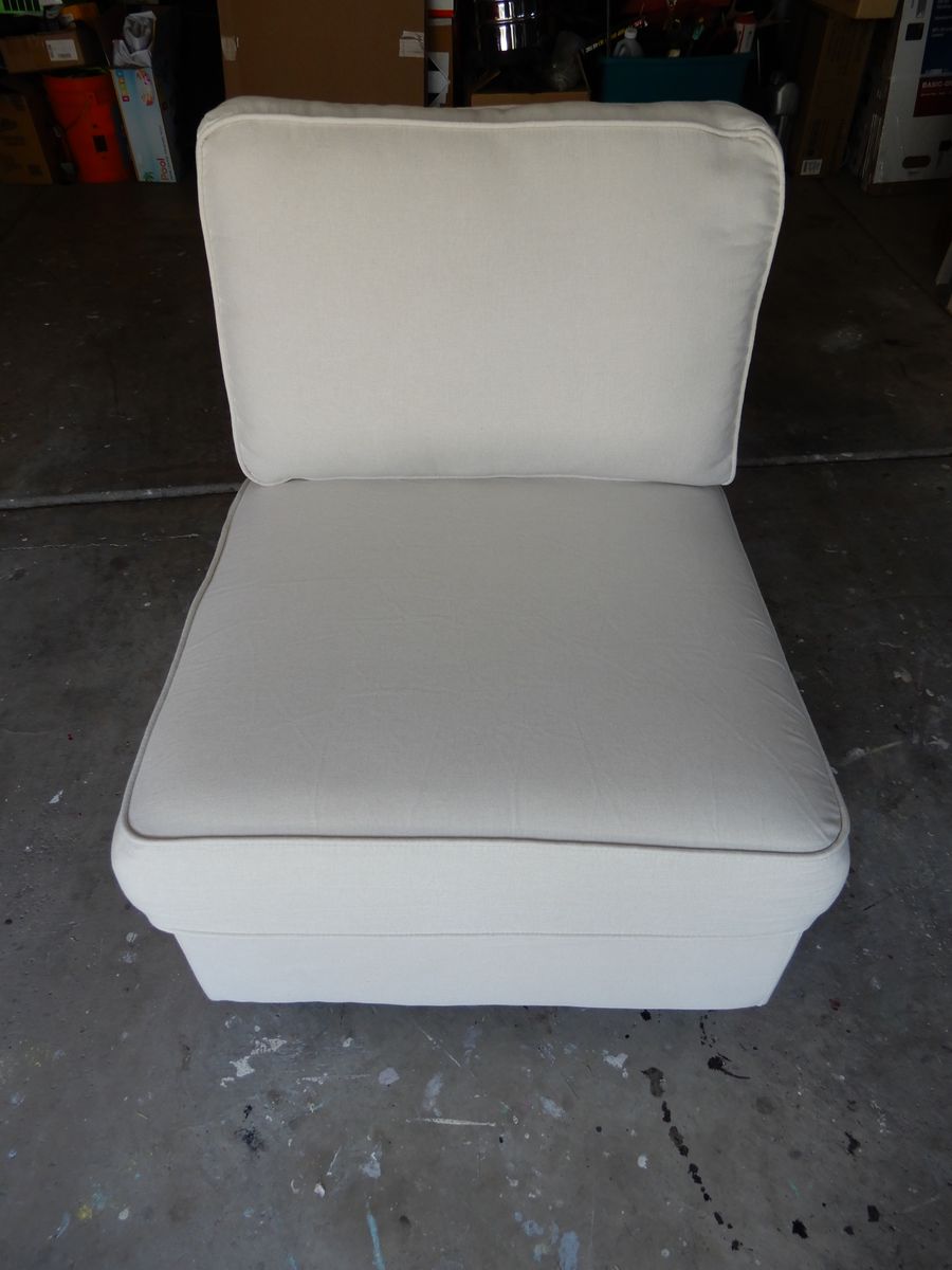 White Living Room Cream Occasional Chair
