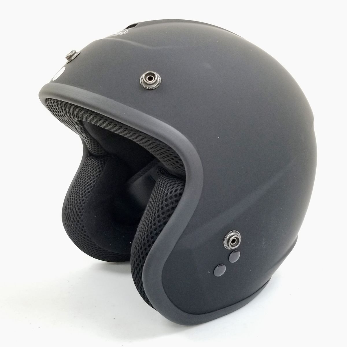 Gmax Youth-Small OF-2Y Open-Face Helmet Matte Black (73-5362YS-L-R3-S3)