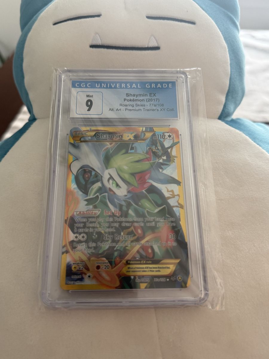 Pokémon Cards - Roaring Skies - Shaymin 77a/108 Alt Art - CGC (PSA)