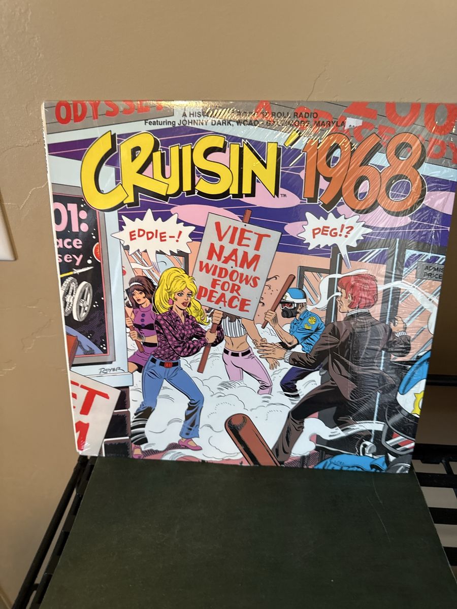 Cruisin' 1968 Vinyl Record LP - A History of Rock Radio