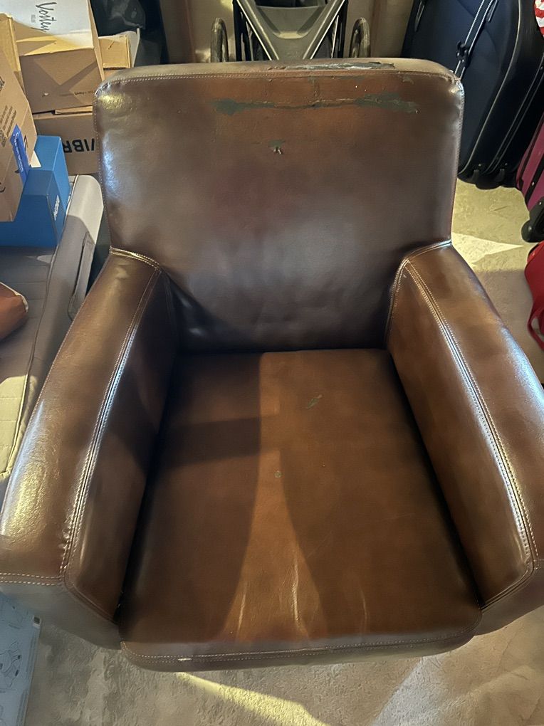 IKEA Faux Leather Chairs