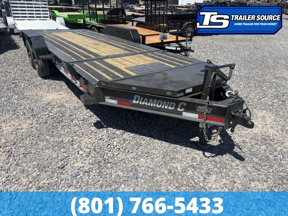7x20 Diamond C HDT 210 Tilt Trailer - 20K GVWR - Winch Plate