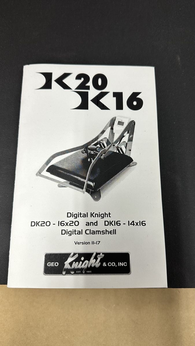 Geo Knight DK20A Heat Press