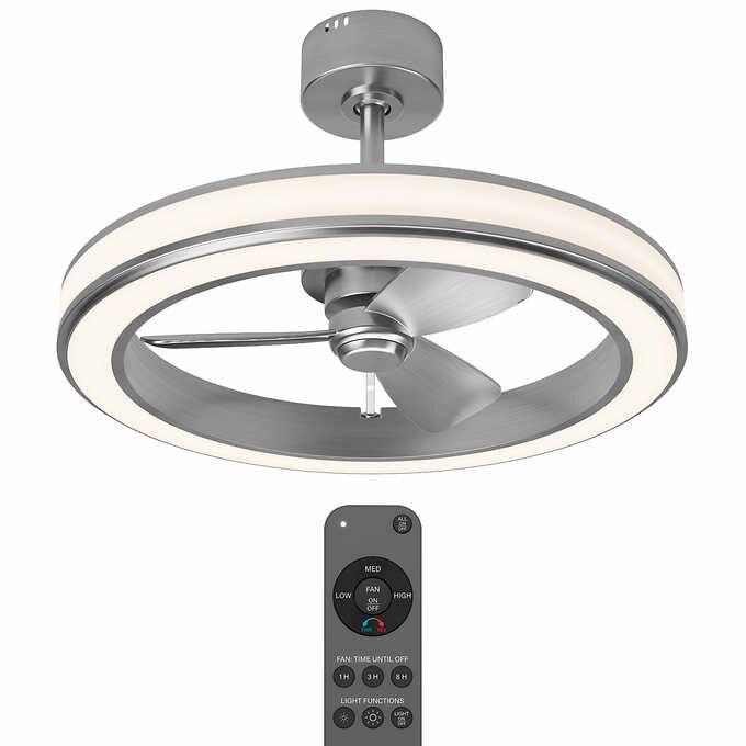 Artika Edwin 23in LED Chandelier Ceiling Fan & Light with Remote 2323099 #96120