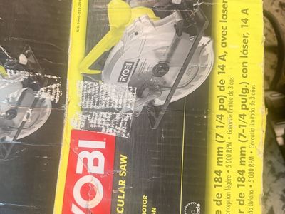 Ryobi 14-Amp 7-1/4 in. Corded Circular Saw with Laser Guide (CSB135L)