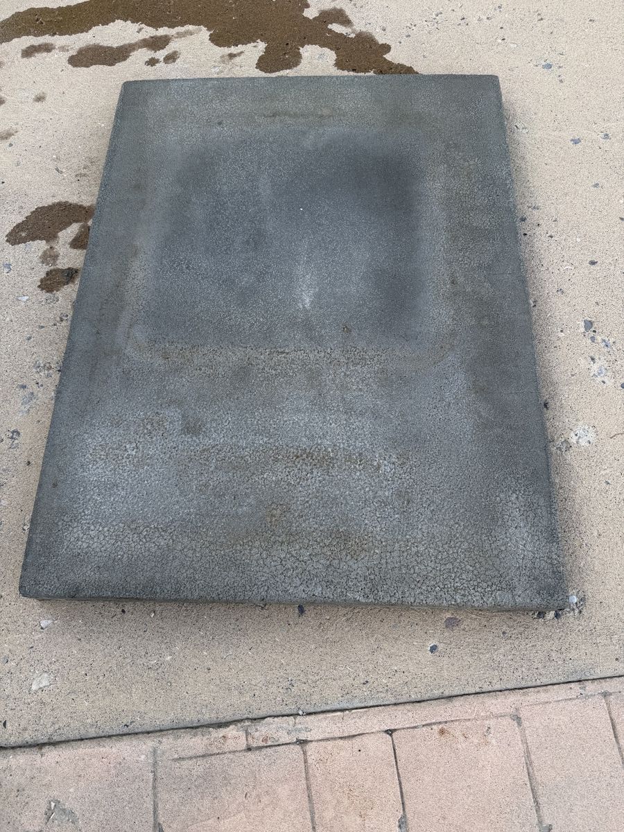 48”x36”x3” air conditioner pad - concrete over foam