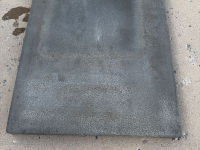 48”x36”x3” air conditioner pad - concrete over foam