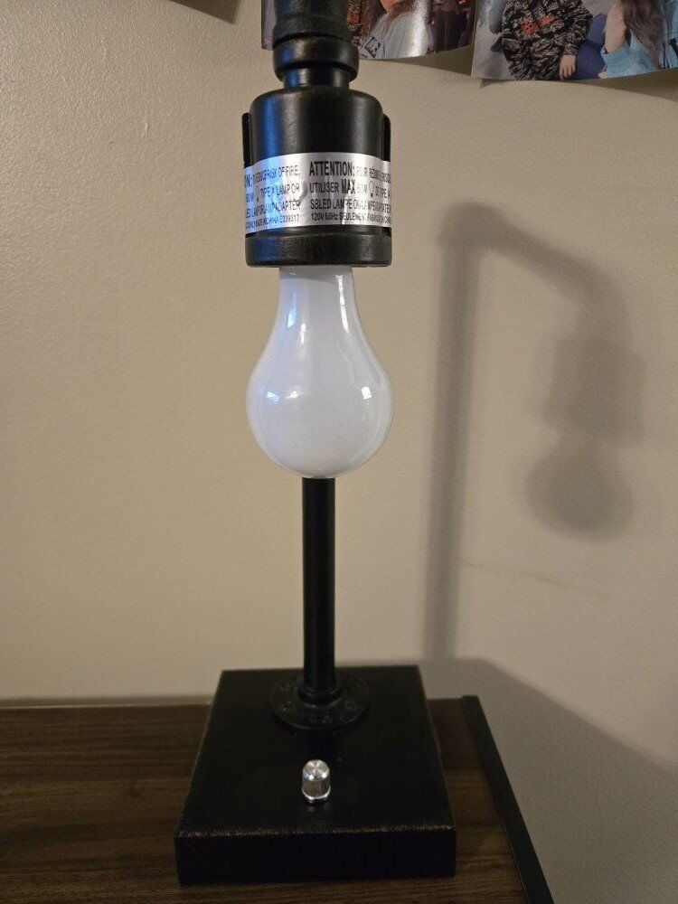 Industrial Table Lamp, Vintage Bedside Lamp