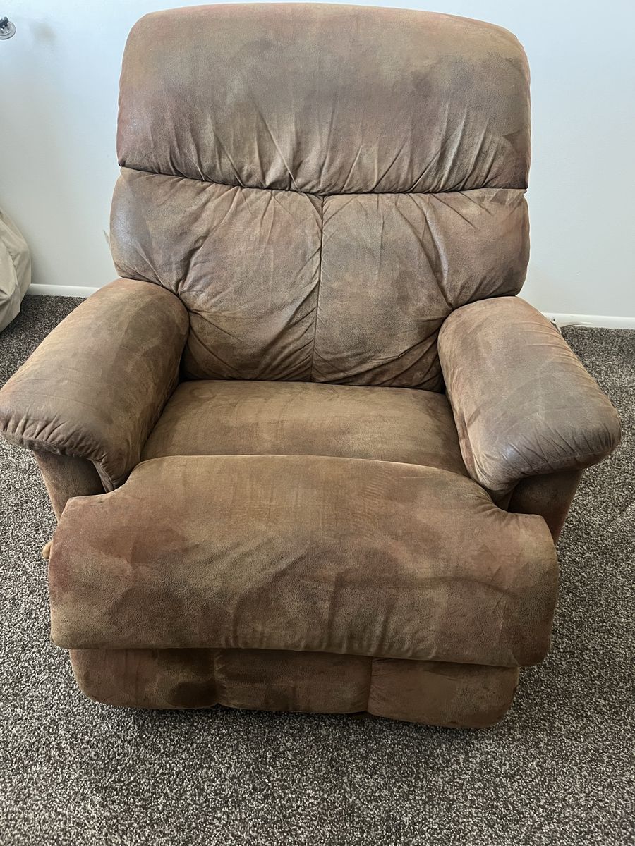 Brown Recliner Rocking Chair