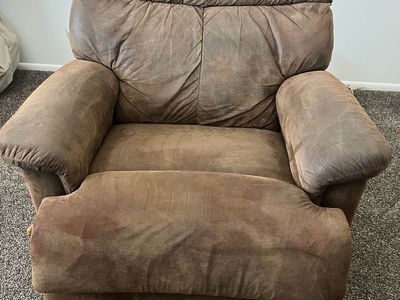 Brown Recliner Rocking Chair