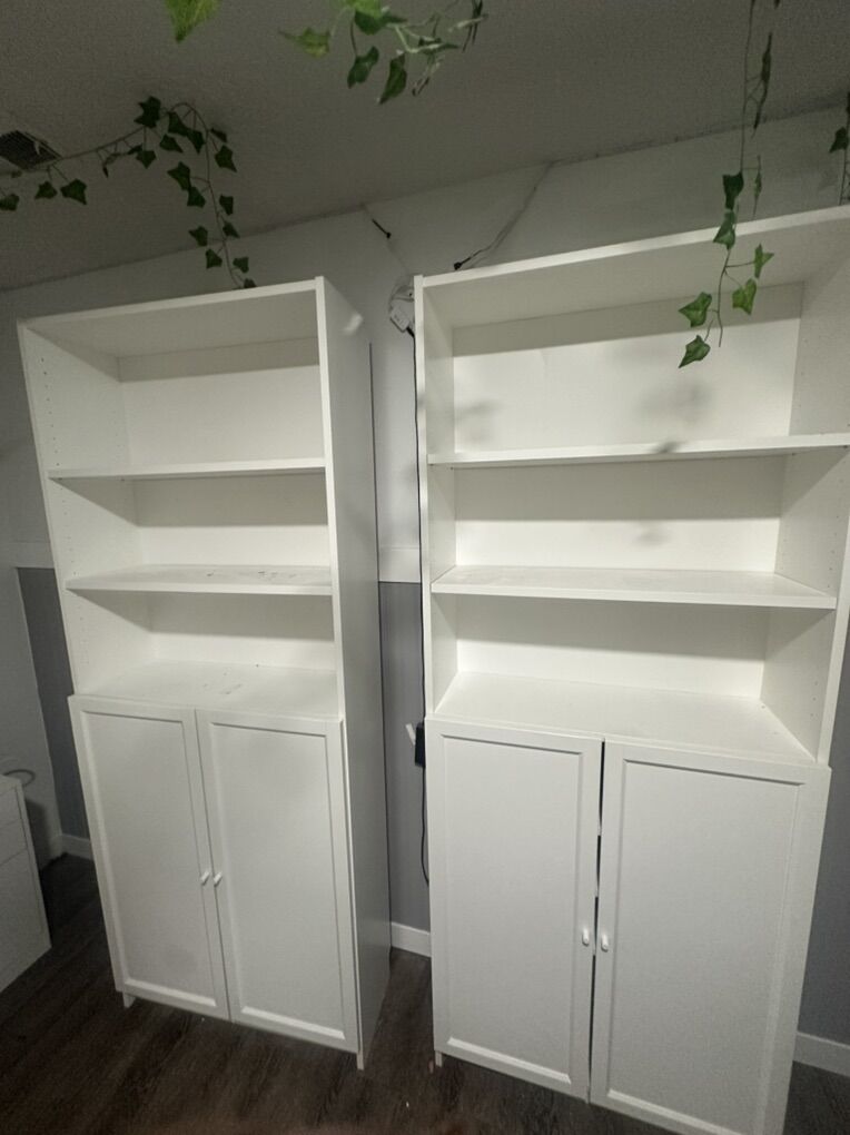 Ikea Tall cabinets/Bookcase