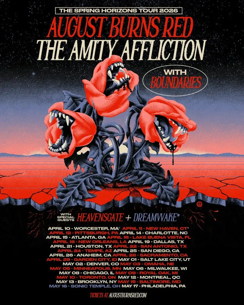 August Burns Red And Amity Affliction Concert Tickets