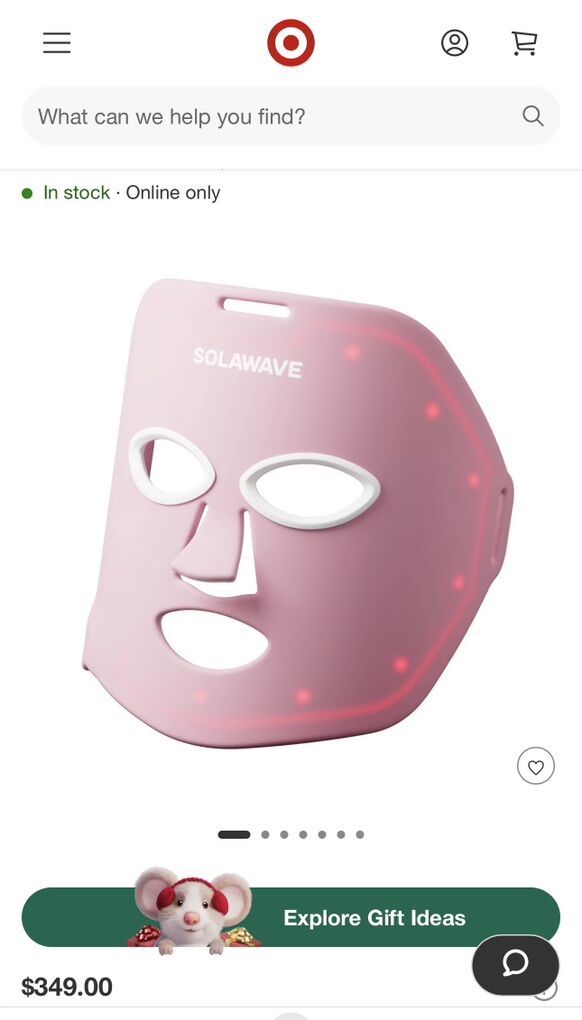 Solawave Wrinkle Retreat Light Theraphy Mask