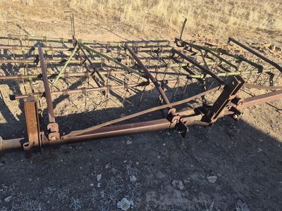 12ft spring tooth harrow with 3pt frame