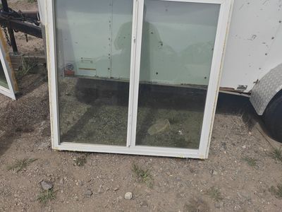 used white window