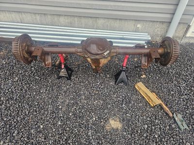10 bolt posi rear end Axle Assembly with Drum Brakes