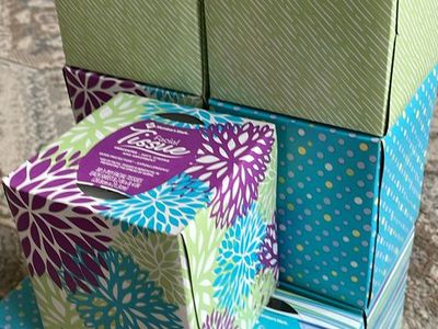 Ultra Soft 3-Ply Facial Tissues, 9 Cube Boxes, 80 tissues/box