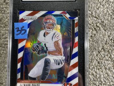 JaMaar Chase Cincinnati Bengals graded slabs 9.5