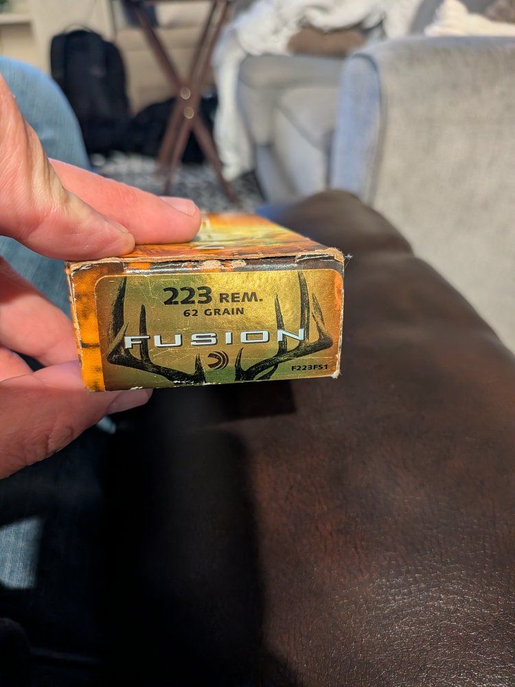 223 federal fusion 62 grain ammo