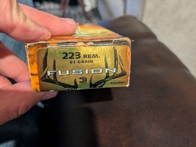 223 federal fusion 62 grain ammo