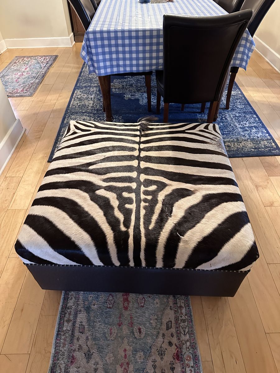 Ottoman, from Africa, zebra!
