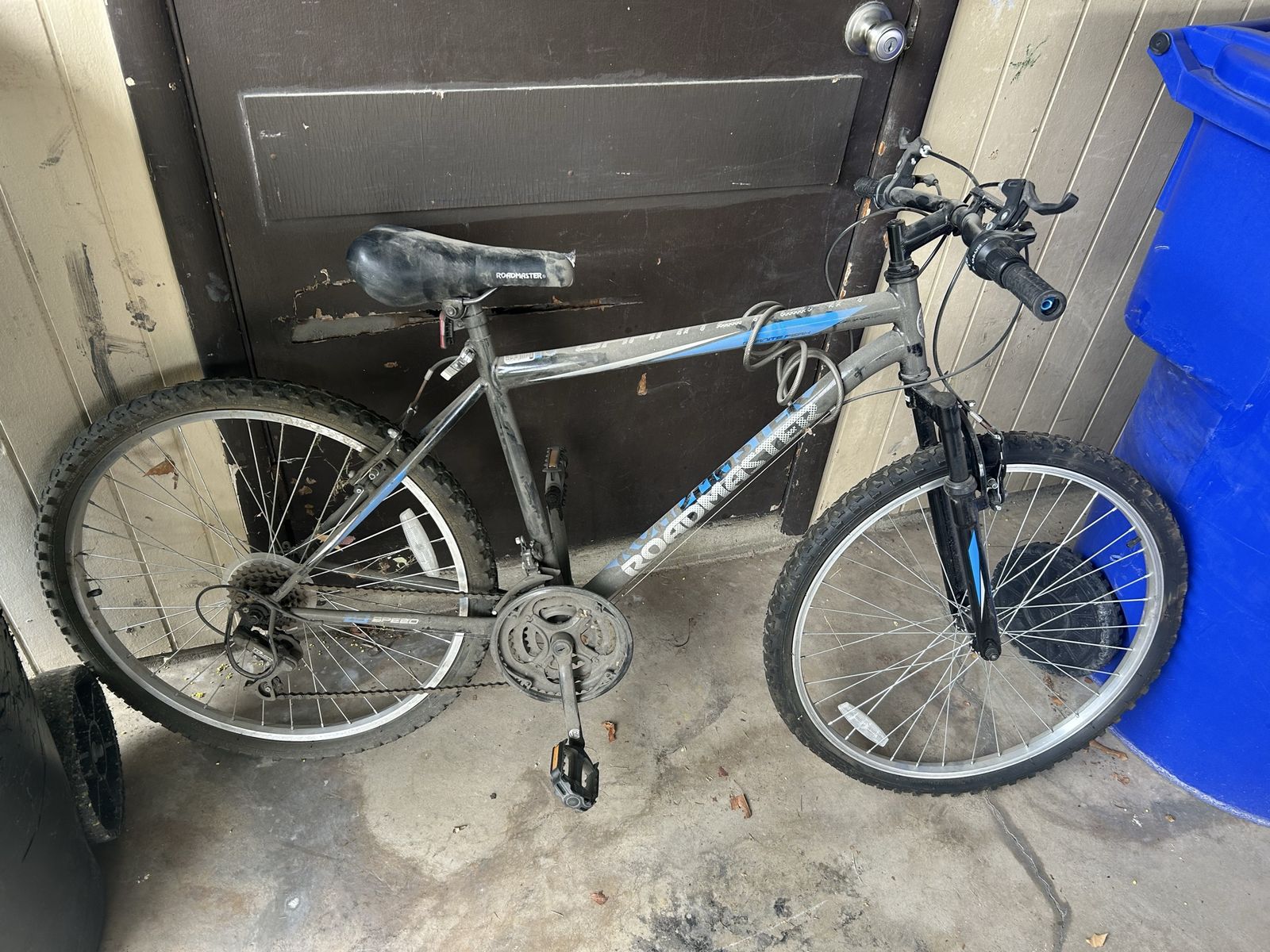 Roadmaster Granite Peak Men's Mountain Bike Grey/Blue - Used