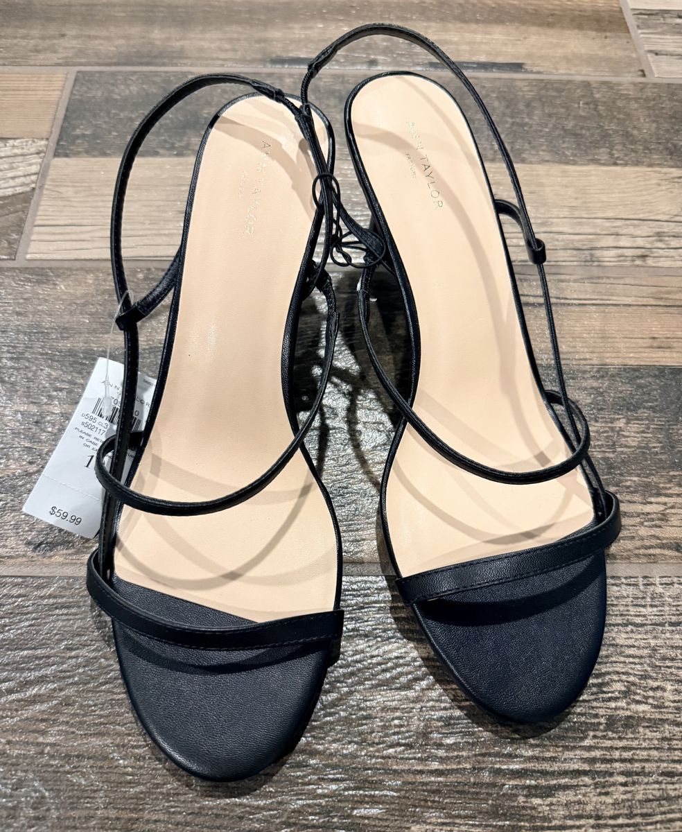 New Ann Taylor Size 10 Women’s Skinny Strap Heel Sandals