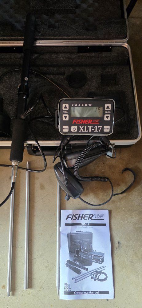 Fisher Research Labs XLT-17 Liquid Leak Detector – COMPLETE Professional Kit – Works Great