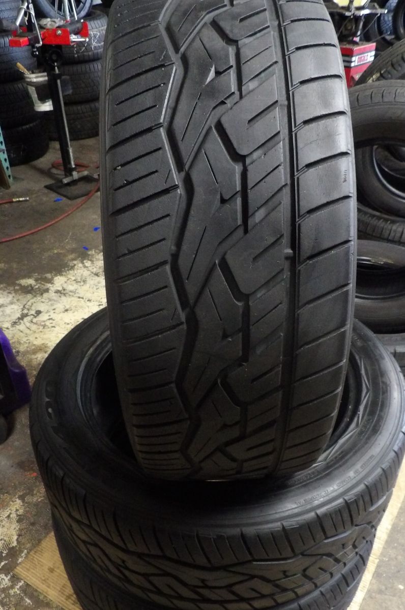 275/45R20 NITTO NT420 PAIR OF TWO USED TIRES
