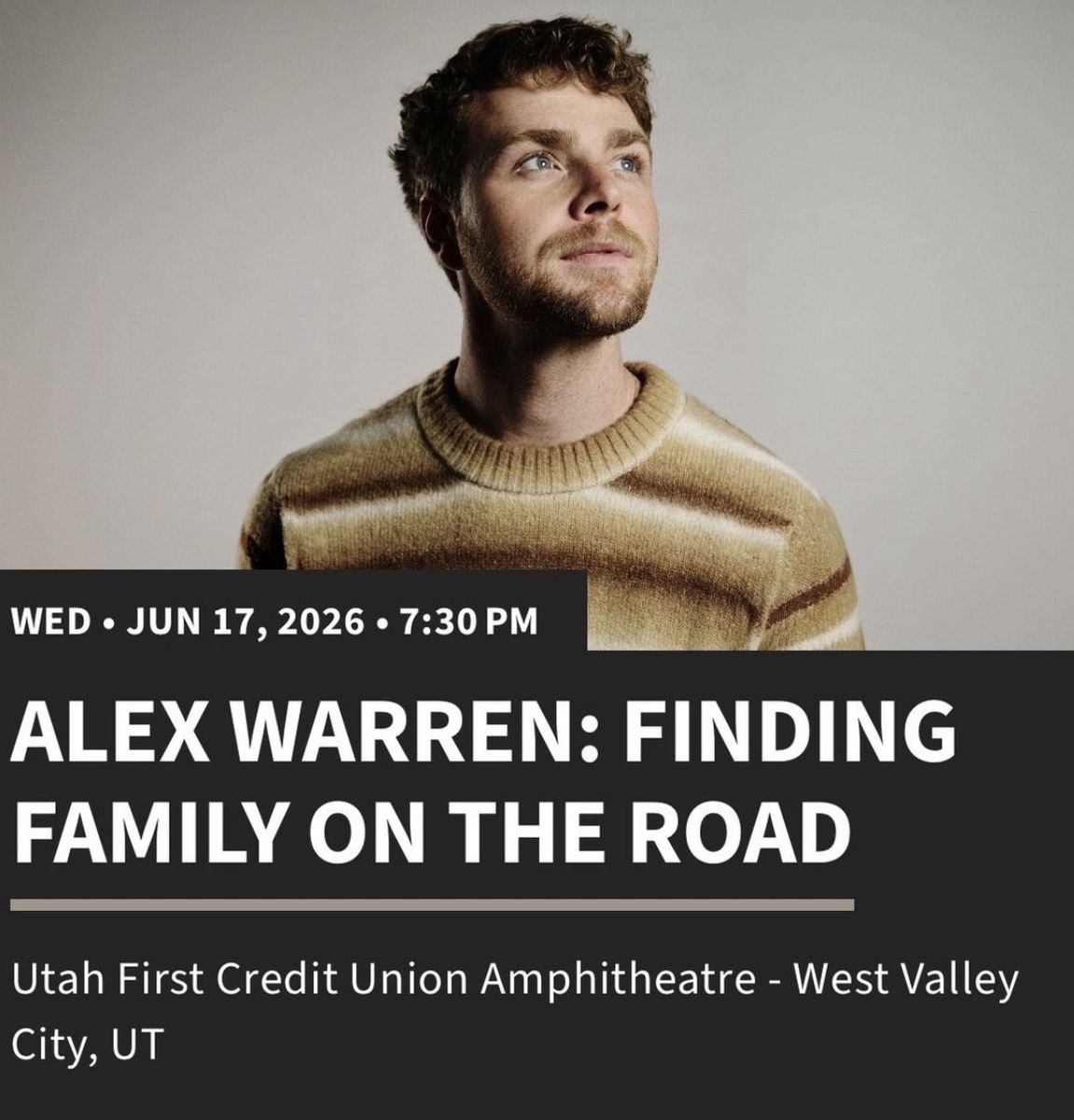 Alex Warren tickets w/ premium parking